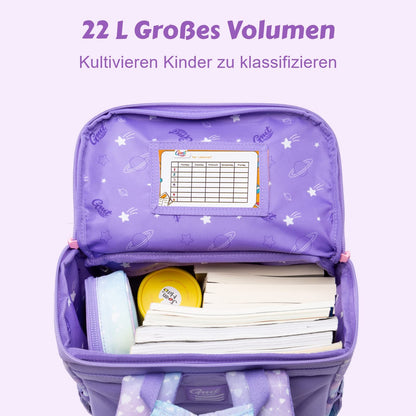 GMT for Kids Schulranzen-Set 6-teilig | Ultraleicht | Ergonomisch | 22L | 1.-4. Klasse