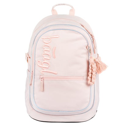 Baagl Schulrucksack-Set 3-teilig | Ergonomisch | Brustgurt | Grundschule | Sand