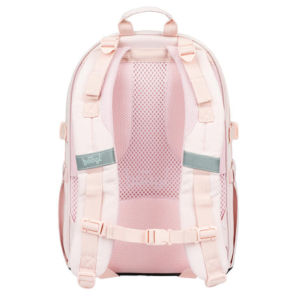 Baagl Schulrucksack-Set 3-teilig | Ergonomisch | Brustgurt | Grundschule | Sand